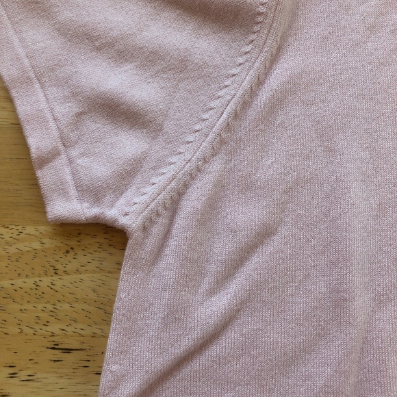 PINK TOP WITH FANCY WHITE COLLAR UK SIZE 16 - Picture 7 of 10